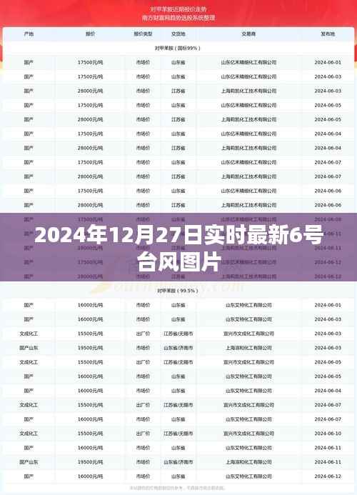台风最新图片曝光，2024年12月27日实时更新