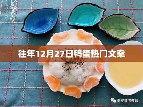 鸭蛋热门文案大揭秘,历年12月27日的精彩回顾