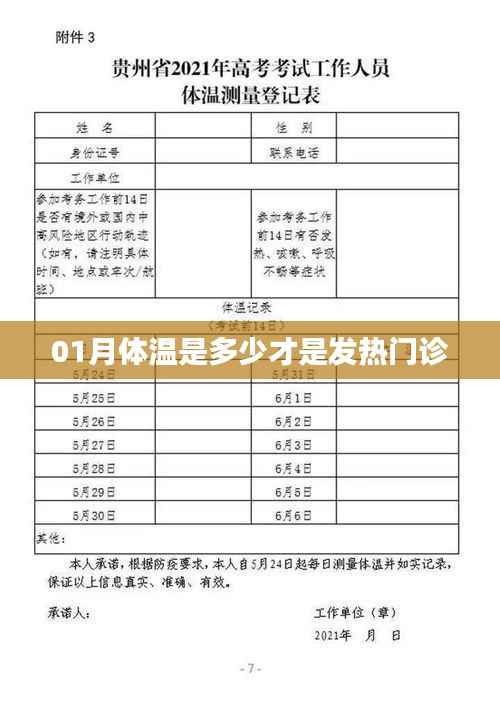一月体温异常标准,发热门诊关注体温多少?