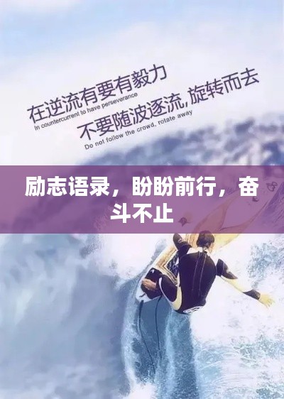 励志语录,盼盼前行,奋斗不止