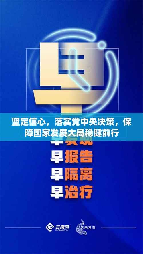 坚定信心,落实党中央决策,保障国家发展大局稳健前行